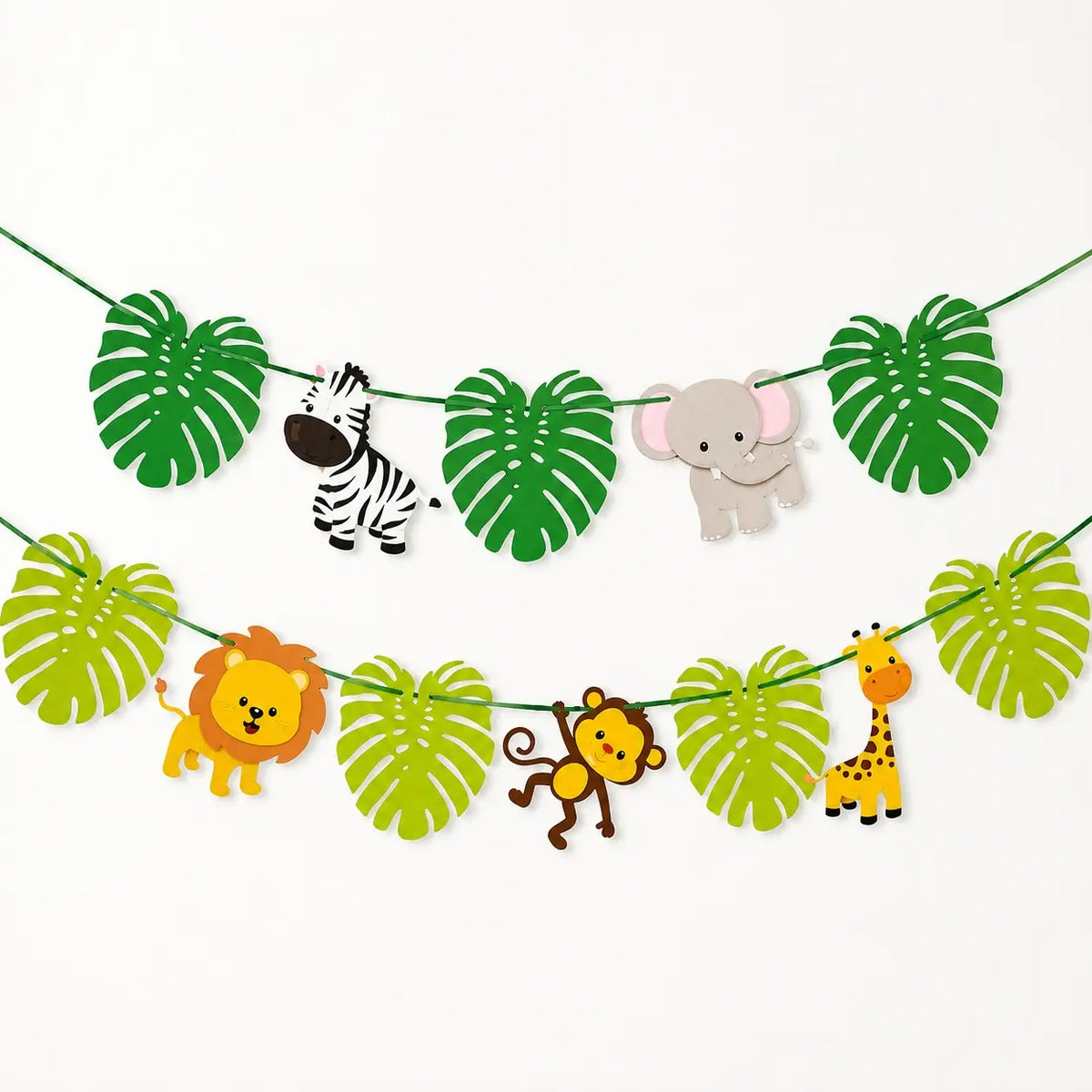 Jungle Animal Hanging Paper Garland