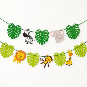Jungle Animal Hanging Paper Garland