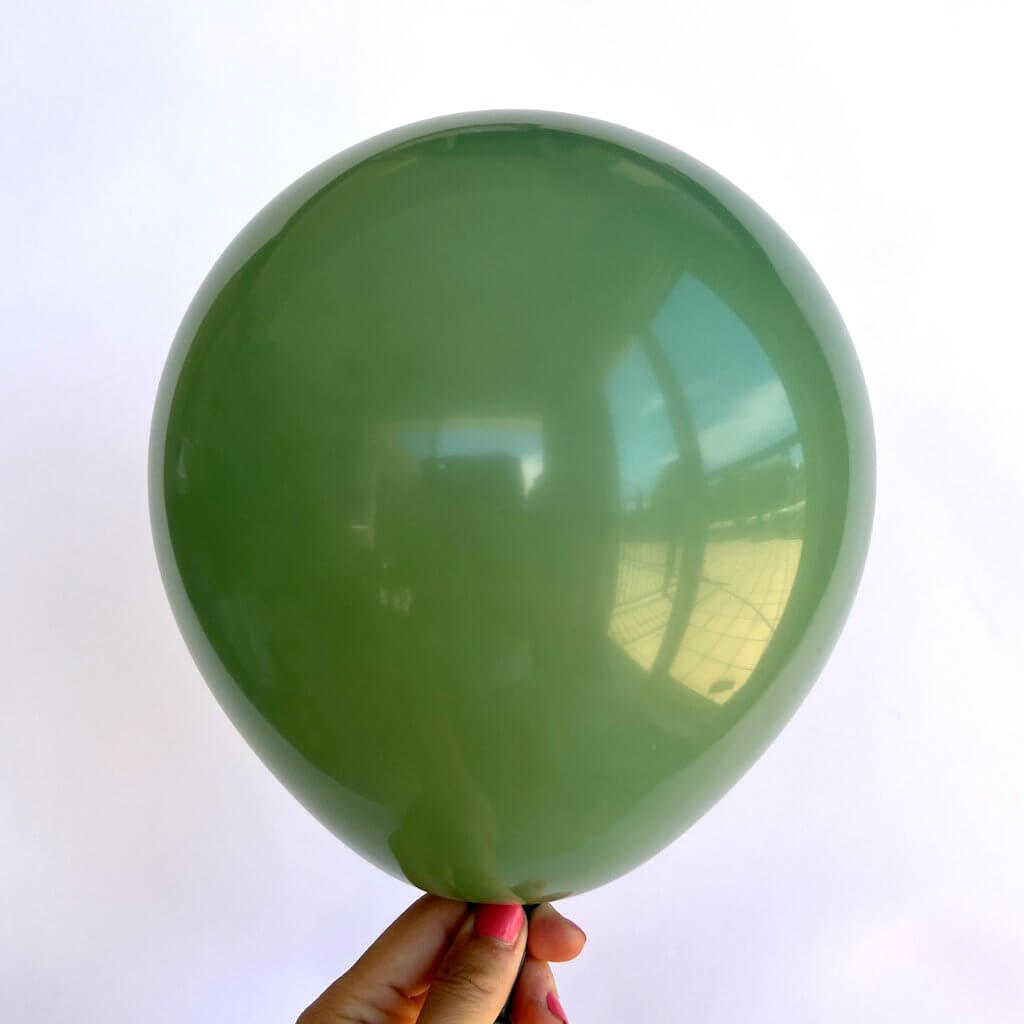 10" Avocado Green Latex Balloon 10 Pack