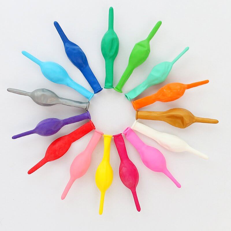 10" Latex Linking Balloon 10 Pack - Multi Colours