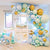 126pcs Balloon Garland DIY Kit - Pastel Macaron Mint Blue & Gold - #10