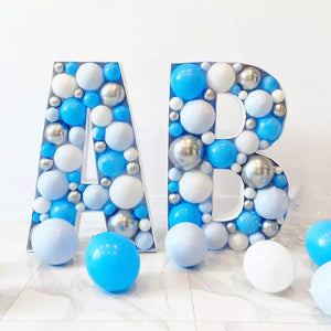 100cm Jumbo Balloon Mosaic Alphabet Letter Frame - Letter B
