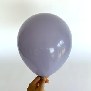 10" Retro Colour Latex Balloon 10 Pack - retro grey