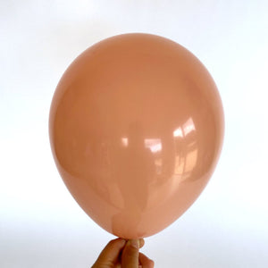 10" Retro Colour Latex Balloon 10 Pack - retro pink 1