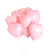 12" Macaron Heart Latex Balloon Bouquet - Pastel Baby Pink - Z10