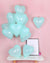12 Inch Helium Quality Pastel Tiffany Blue Macaron Candy Latex Balloon Bouquet - Wedding Party Decorations