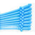 Blue Naughty Hens Party Penis Shaped Drinking Straw 10 Pack