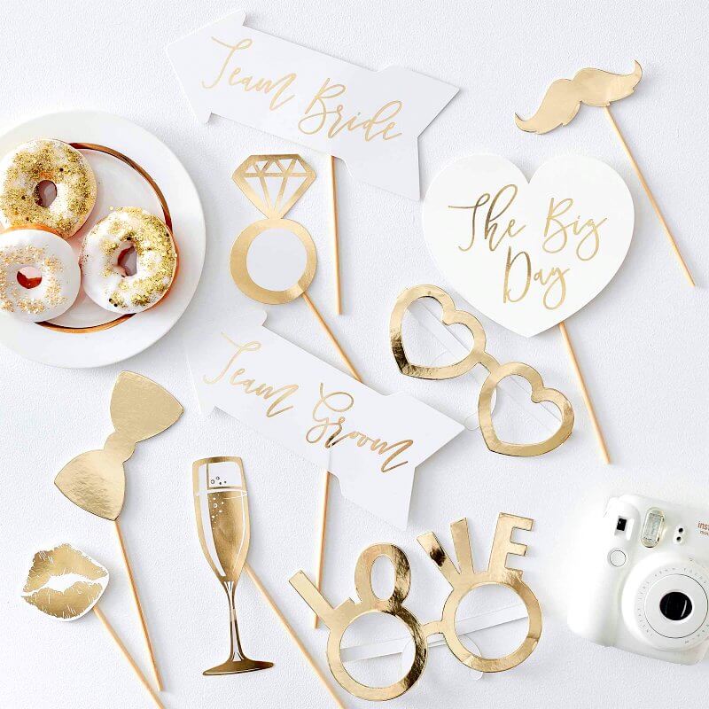 Photo booth accessories wedding deals