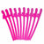 Hot Pink Naughty Hens Party Penis Shaped Drinking Straw 10 Pack