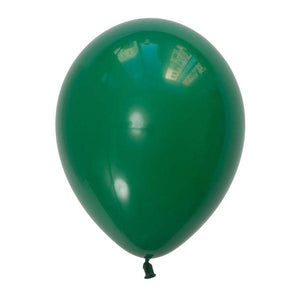12 Inch Forest Green Latex Balloon - Christmas Party Decorations
