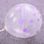 12" Transparent Polka Dot Latex Balloon 10 Pack - Purple Dots