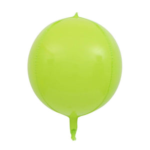 22" Online Party Supplies Jumbo ORBZ Sphere 4D Round Macaron Pastel Green Foil Balloon