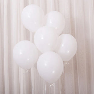 12" Online Party Supplies White Wedding Bridal Shower Hen Party Latex Balloons (Pack of 10)