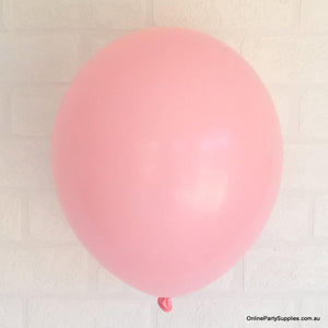 Online Party Supplies 12 inch 3.2g thickened baby pink colour latex balloon pack of 10