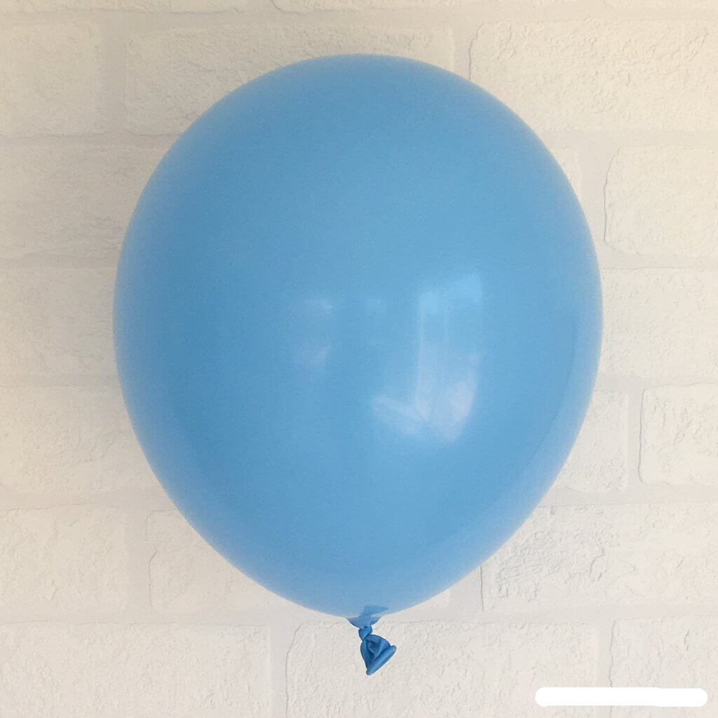 Online Party Supplies 12 inch 3.2g thickened blue colour latex balloon pack of 10