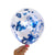 12" Blue Star Foil Confetti Latex Balloon 10 Pack