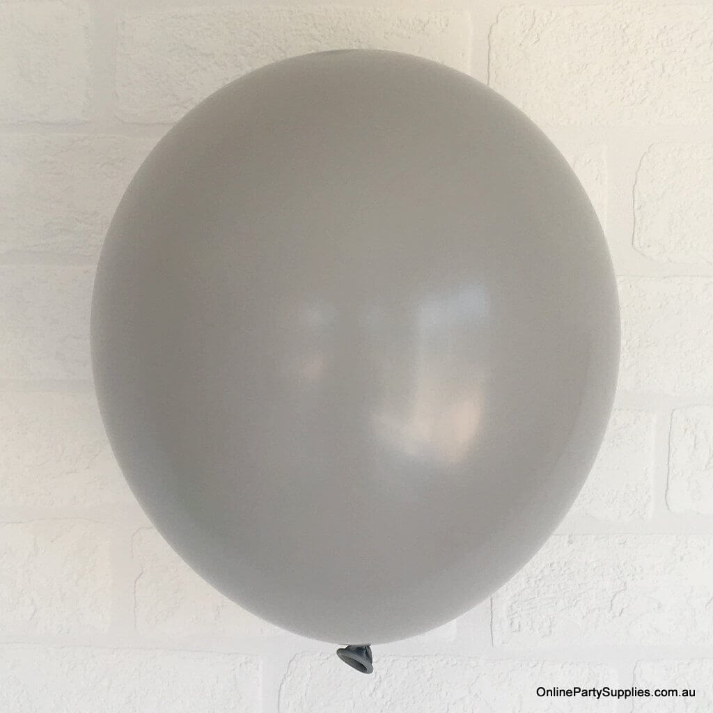 12" 3.2g Thickened Grey Latex Party Balloon Bouquet (10 pieces)