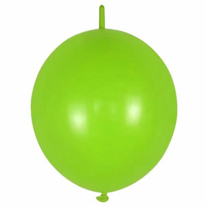 12 Inch 2.8g Thickened Helium Quality Linking Balloons - Lemon Green