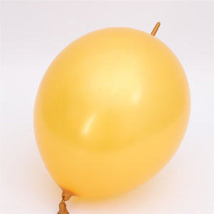 12 Inch 2.8g Thickened Helium Quality Linking Balloons - Marigold