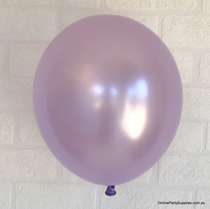 12 Inch Premium Quality Pearl lilac Latex Balloon Bouquet Pack of 10