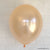 12" 3.2g Thickened Pearl Peach Orange Latex Party Balloon Bouquet (10 pieces)