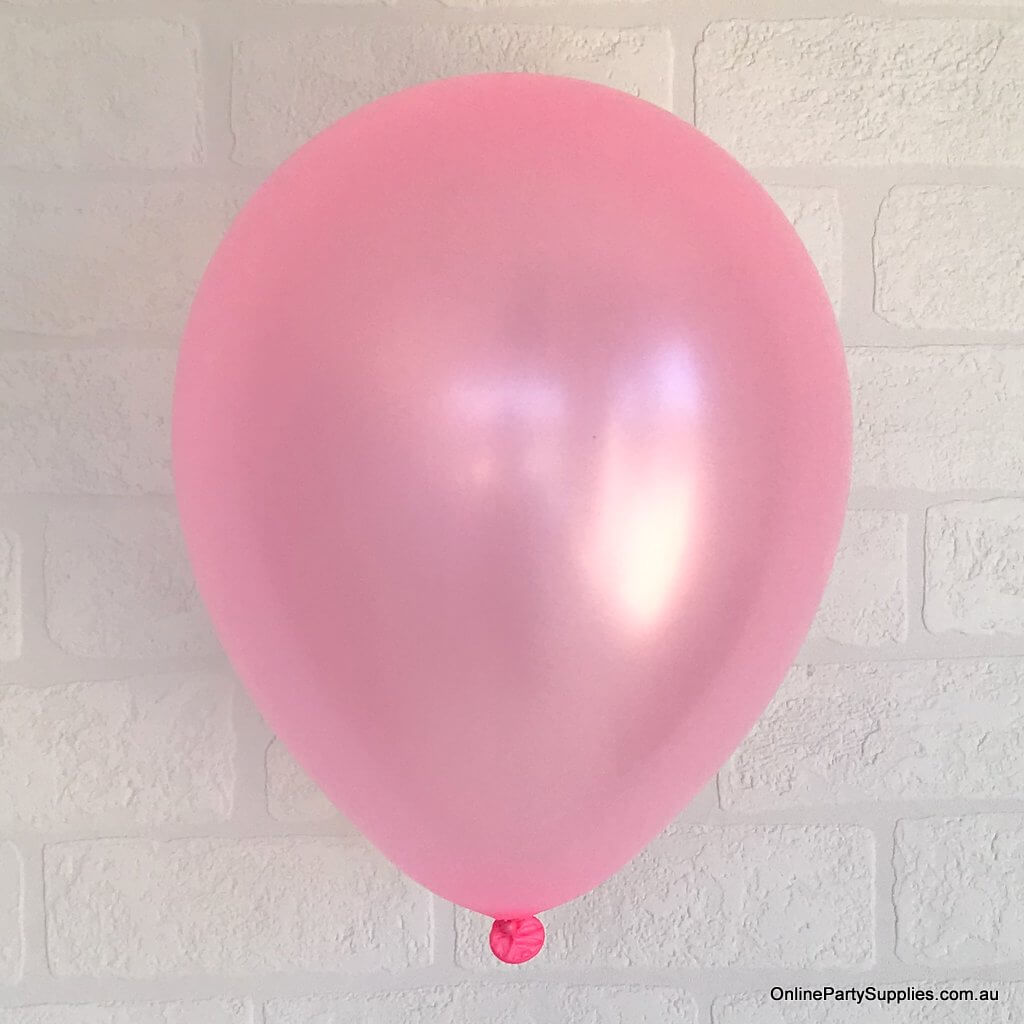 12" 3.2g Thickened Pearl Pink Latex Party Balloon Bouquet (10 pieces)