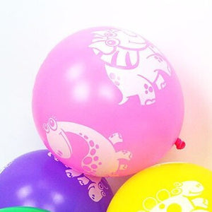 12" Online Party Supplies Pink Baby Dinosaur Latex Balloon