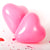 12 Inch Helium Quality Pink Heart Balloon Bouquet - Wedding Party Decorations