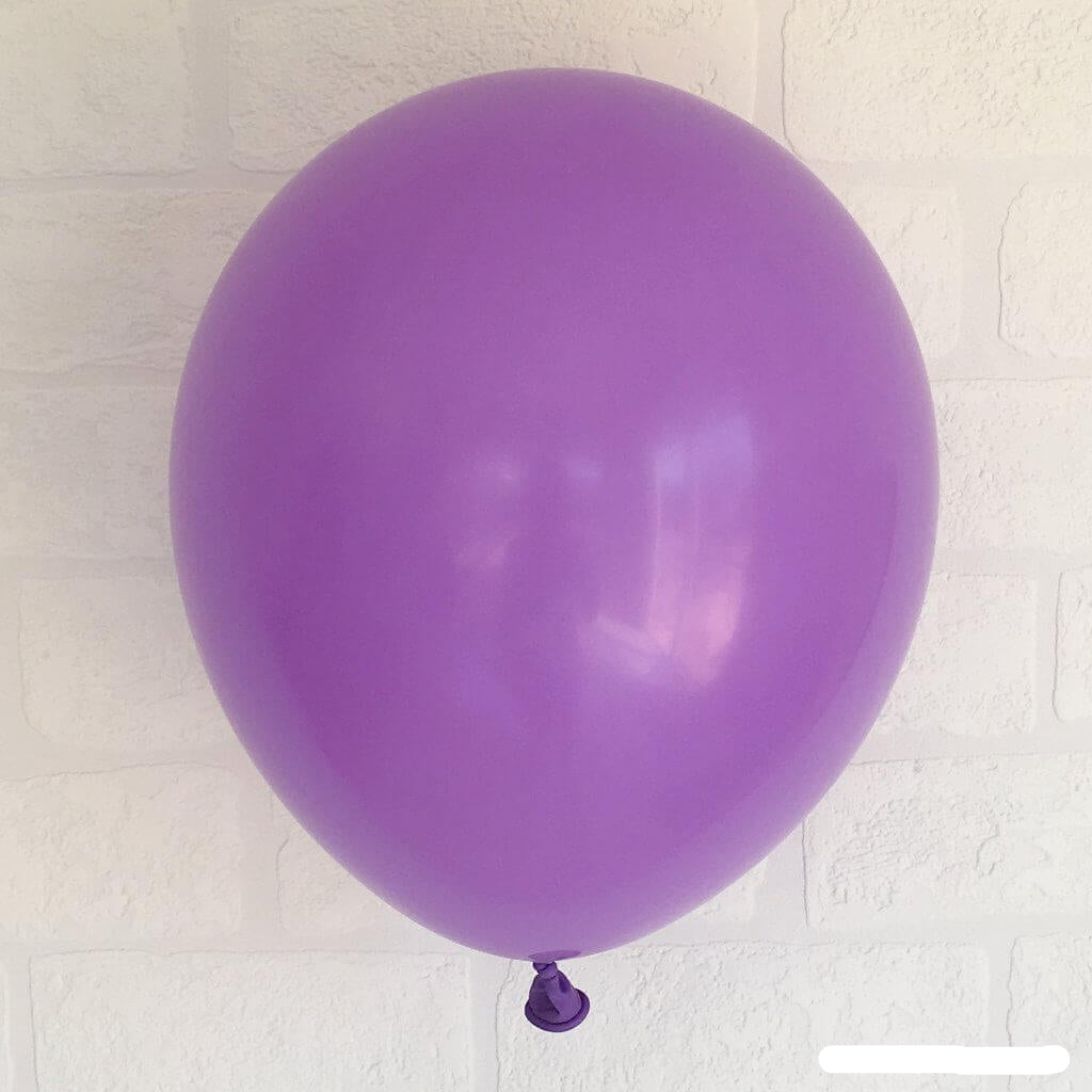 Online Party Supplies 12 inch 3.2g thickened purple colour latex balloon pack of 10