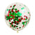 12" Red Green Confetti Balloon Bouquet  Pack of 10 Pieces Christmas party decorations