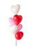 12 Inch Helium Quality Red Pink White Love Heart Balloon Bouquet - Wedding Party Decorations