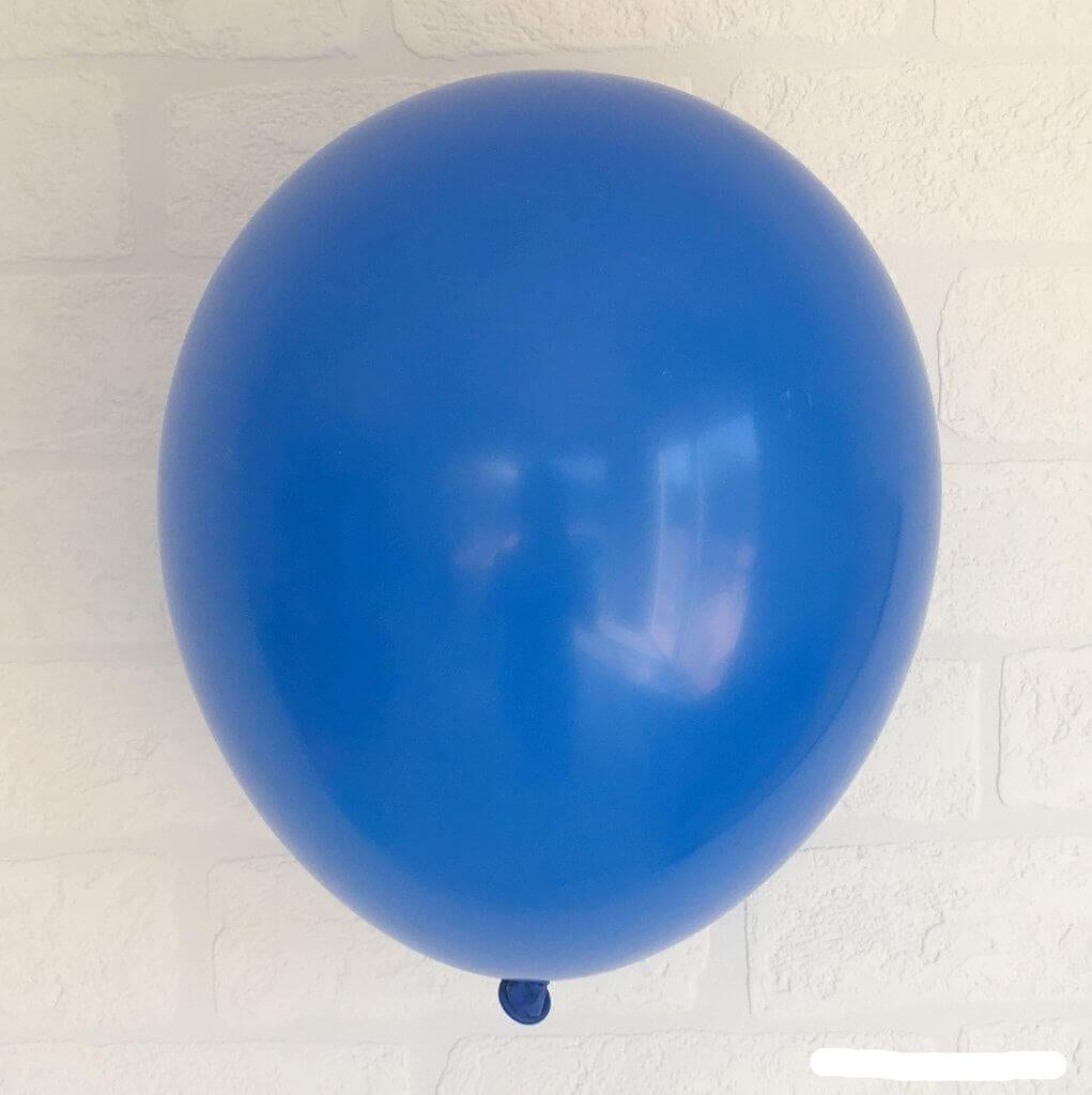 Online Party Supplies 12 inch 3.2g thickened royal blue colour latex balloon pack of 10