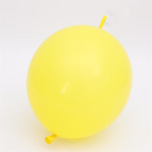 12 Inch 2.8g Thickened Helium Quality Linking Balloons - Yellow