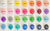 Online Party Supplies 12 inch 3.2g thickened solid standard colour latex balloon multi colour chart