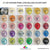 12 Inch Premium Quality Pearl Latex Balloon Bouquet - Party Decorations - Pearl Balloon Colour Chart - 31 Pearl Solid Colours