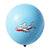 12 inch plane Latex Balloon 10 Pack - Blue