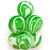 12 green  Marble Agate Latex Balloon 10 Pack