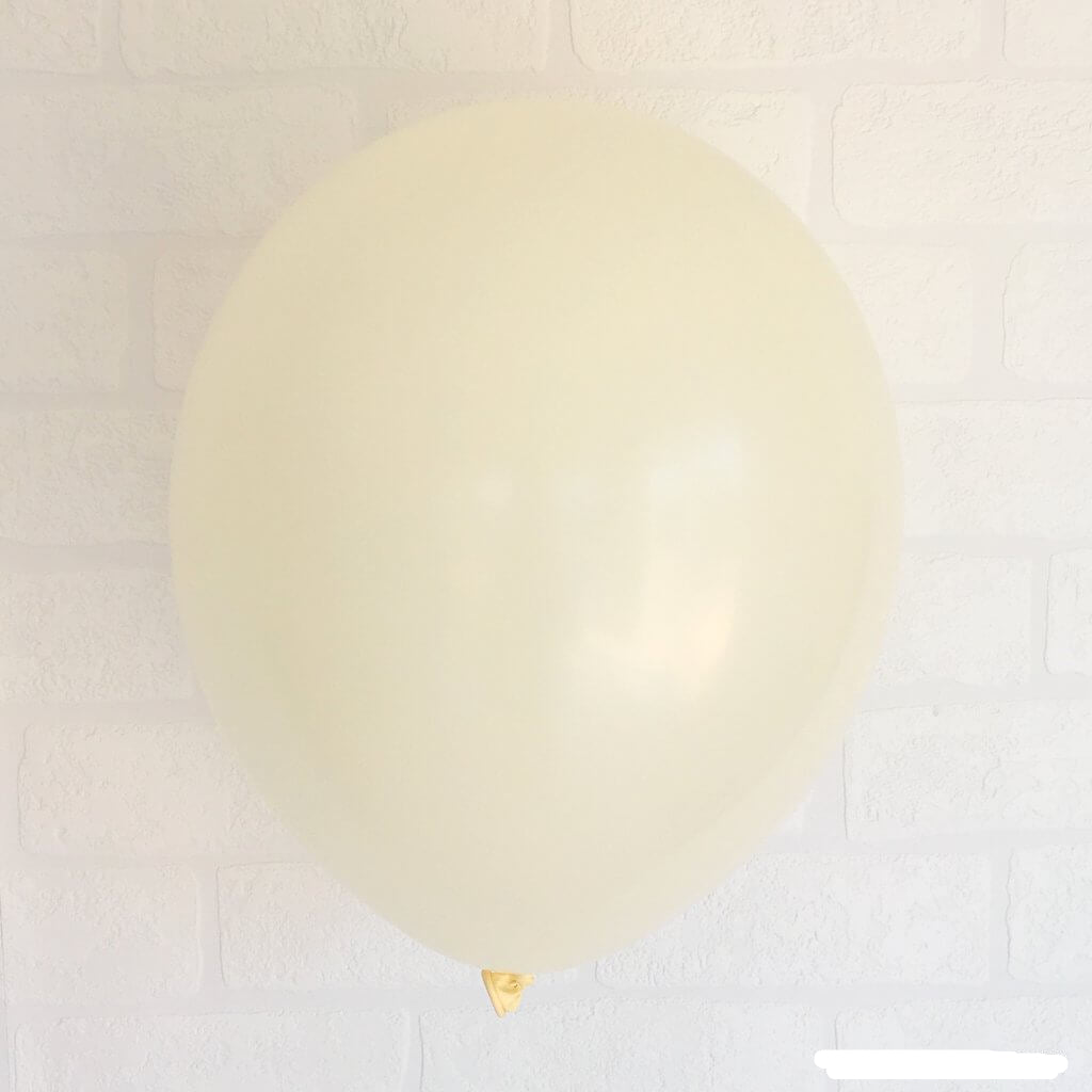 Online Party Supplies 12 inch 3.2g thickened ivory beige cream nude colour latex balloon pack of 10