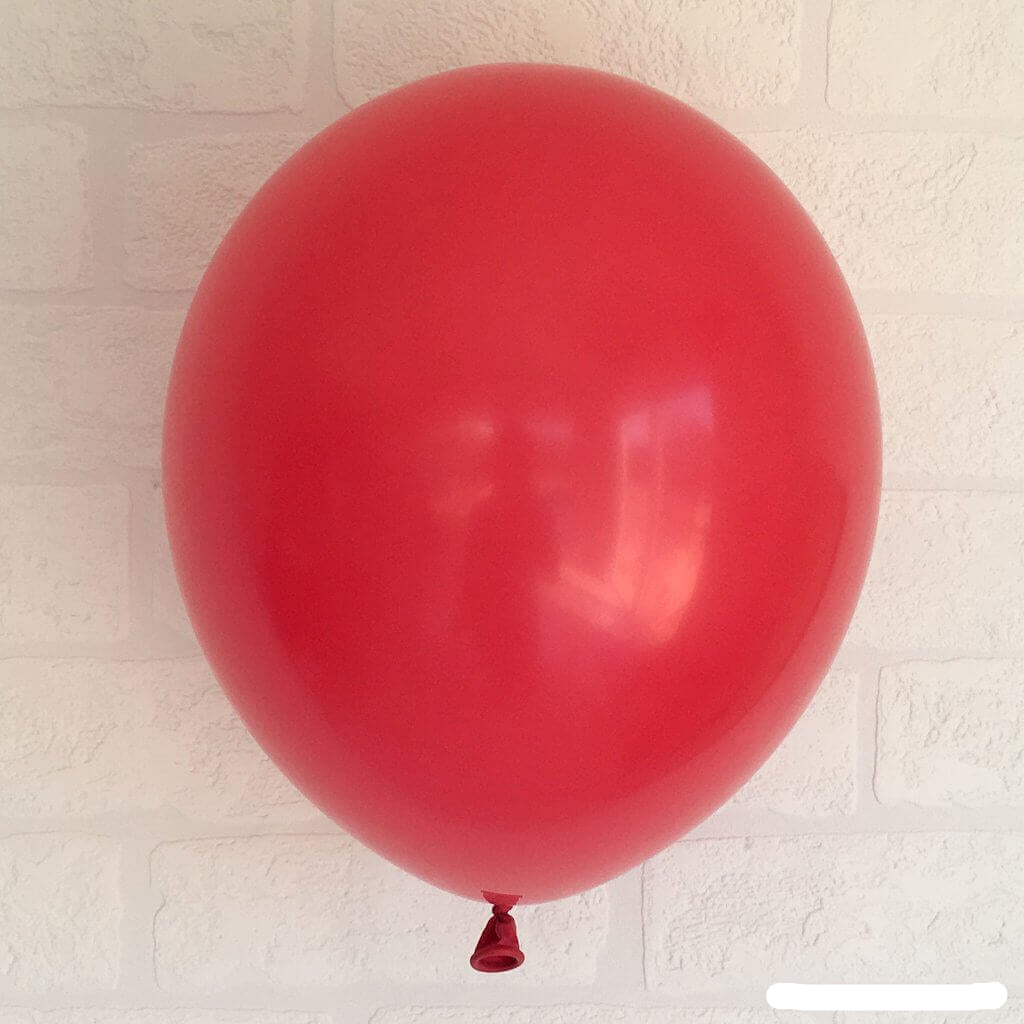 Online Party Supplies 12 inch 3.2g thickened red colour latex balloon pack of 10