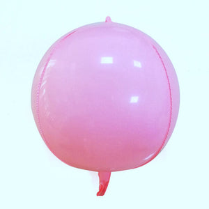 22" Online Party Supplies Jumbo ORBZ Sphere 4D Round Macaron Pastel Pink Foil Balloon