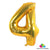 16" Gold Foil Balloon - Number 4 - Online Party Supplies