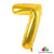 16" Gold Foil Balloon - Number 7 - Online Party Supplies