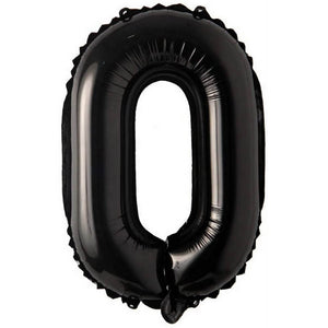 16 inch black alphabet letter o Foil Balloon