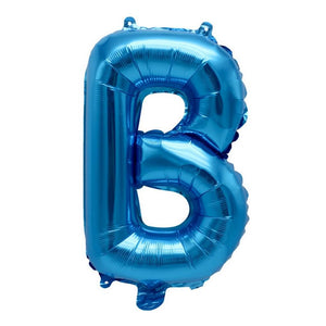 16" Blue A-Z Alphabet Letter B Foil Balloon