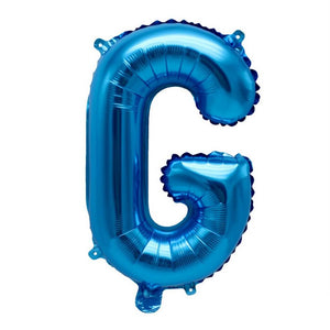16" Blue A-Z Alphabet Letter G Foil Balloon