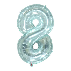 16" Candy Crystal Jelly 0-9 Number Foil Balloon number 8