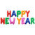 16" Colourful HAPPY NEW YEAR Foil Balloon Banner - New Year's Eve Party Decorations