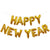 16inch Gold HAPPY NEW YEAR Letter Air-Filled Foil Balloons - Online Party Supplies