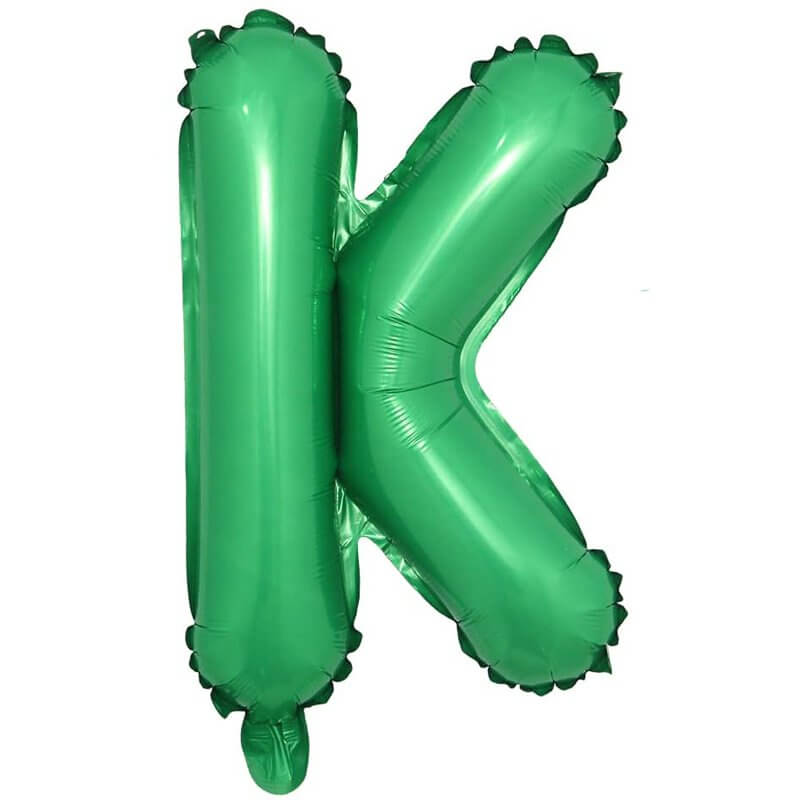 Green deals letter balloons