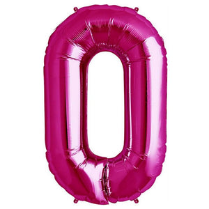 16" Hot Pink A-Z Alphabet Letter o Foil Balloon